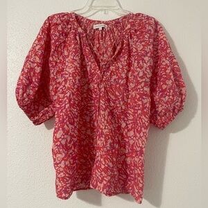 House of Harlow 1960 Pink Print Top